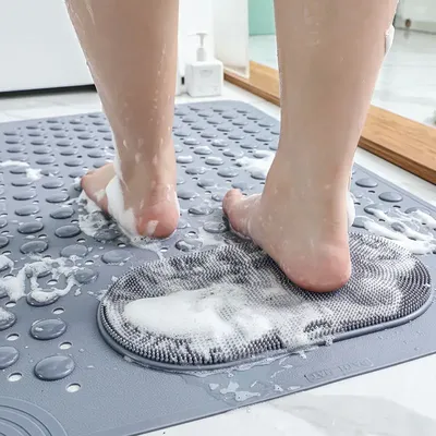 Bath Antislip PVC Foot Massage Bathroom Mat